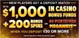 Golden Nugget welcome bonus