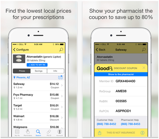 26 Money Saving Apps To Install On Your Mobile Good RX App