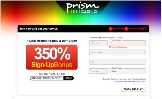 Prism online casino