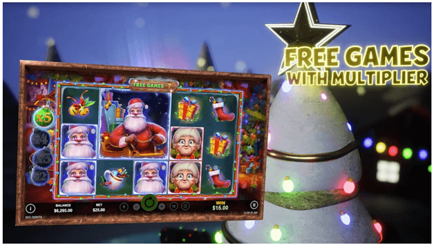 How to play Big Santa slot game