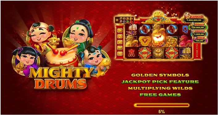How to play Mighty Drums slot game