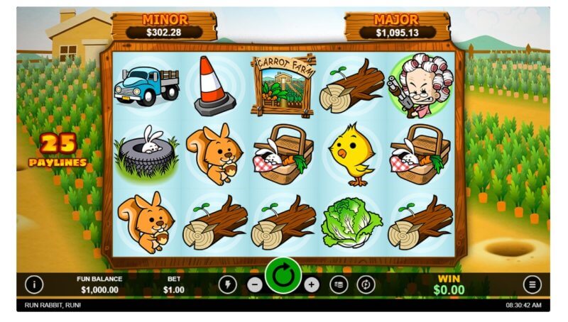 How to play run rabbit run slot