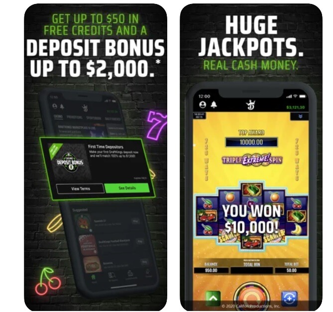 How to play slots with Draftsking App on iPhone