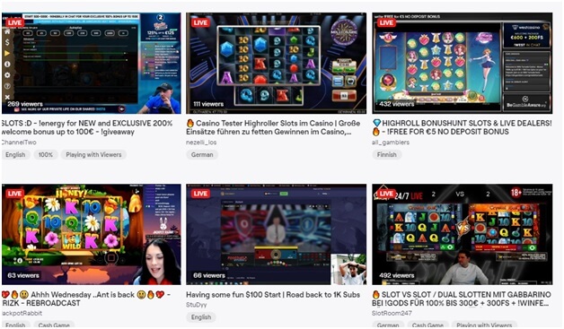 How to Stream Live Slots at Twitch? How to watch live stream of slots