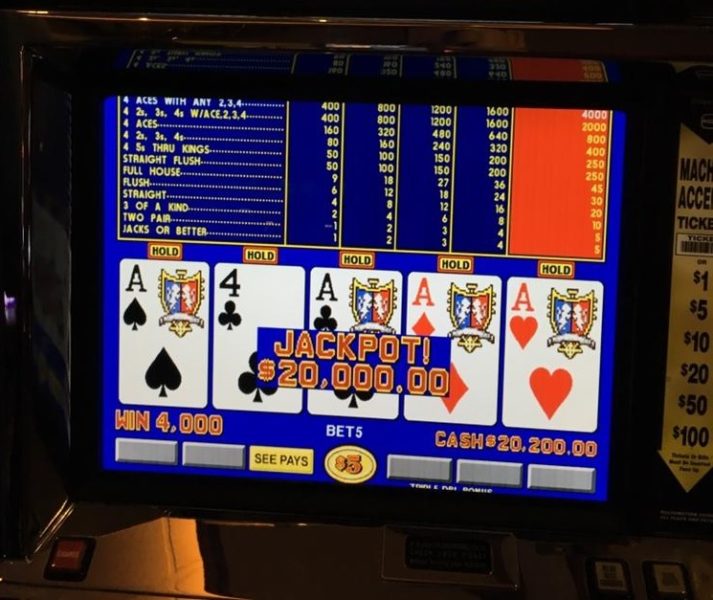 Jackpot to win in poker