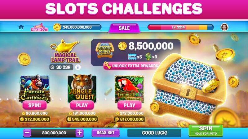 Jakcpotjoy slots challenges