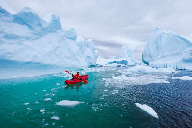 Kayak to Incredible Icebergs