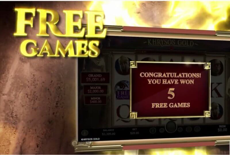 Khrysos Gold Slot Game - Free Games