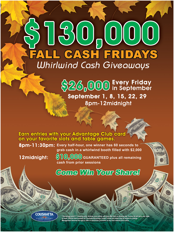 Labor day at Coushatta casino
