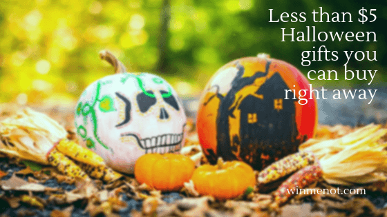 Less than $5 Halloween gifts you can buy right away