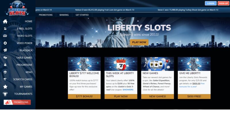 Liberty slots