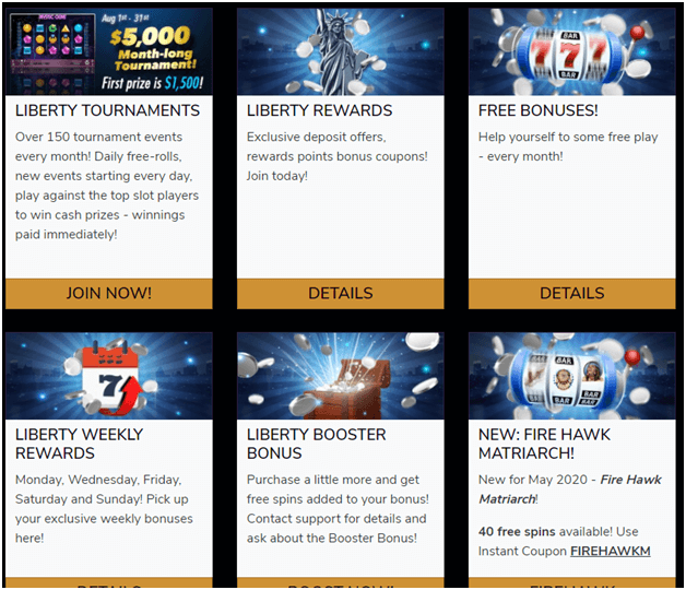 Liberty slots casino - VIP promotions