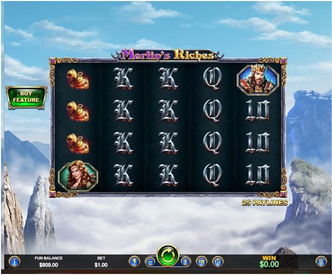Merlins Riches Game Symbols
