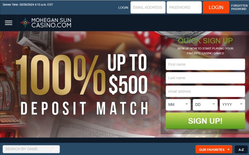 Mohegan Sun Casino Rewards