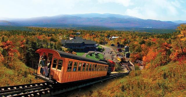Rel Kereta Gunung Washington Cog, New Hampshire