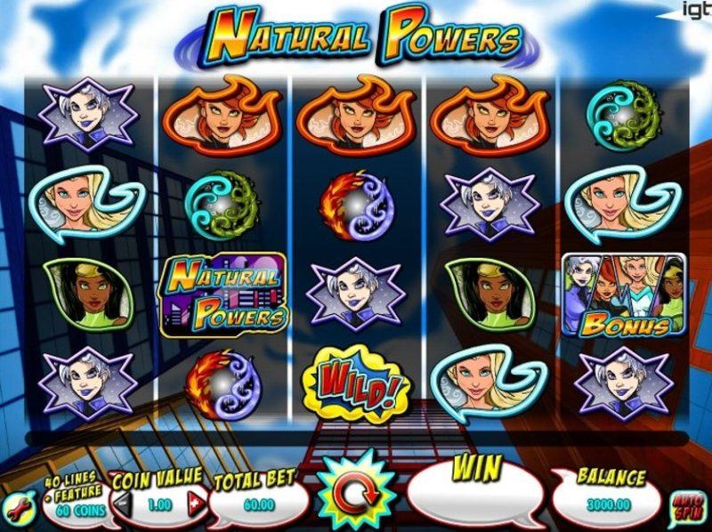 Natural powers slot