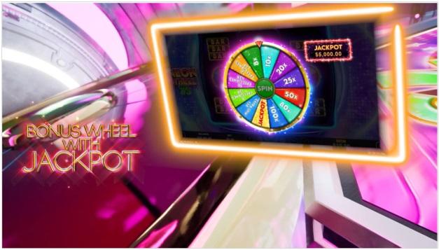 Neon Wheel 7s slot - Bonus wheel feature