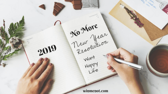No More New Year Resolution