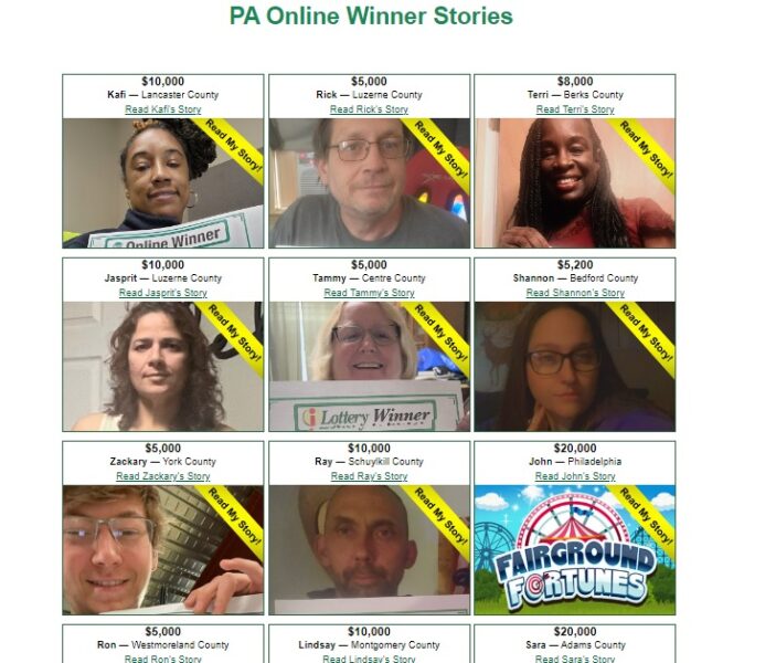 Online Lottery Winners
