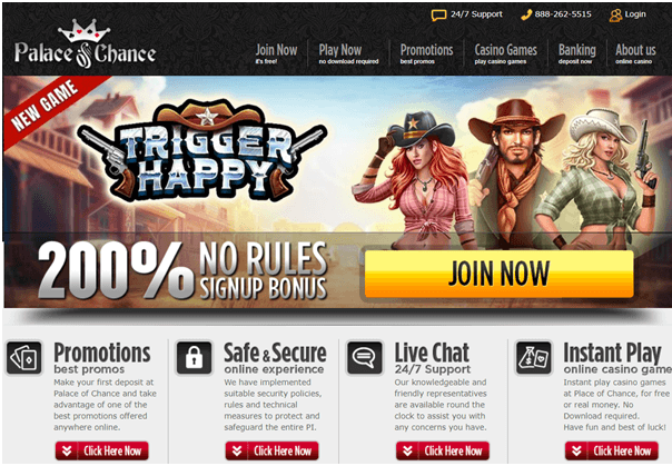 Palace of Chance Coupon codes