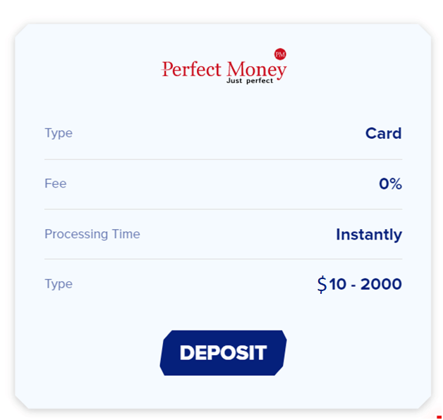 Perfect Money deposits