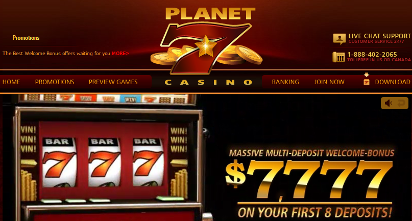 5 Most Popular Online Casinos and 5 Rogue Casinos Planet 7 casino