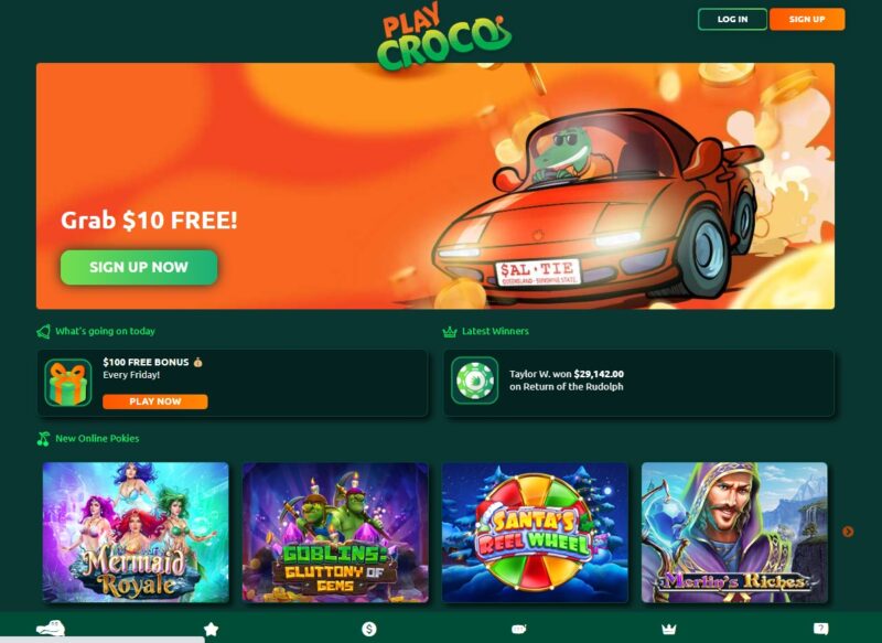 Play Croco Casino No deposit