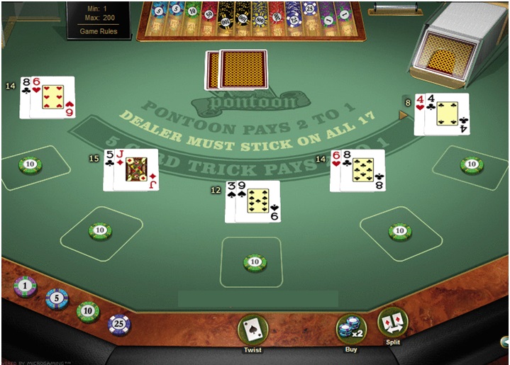 How To Play Microgaming Pontoon Gold? Pontoon Gold