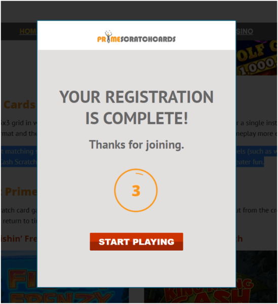 Play Online Scratchies At Prime Scratch Cards Site Prime Scratch Card registration