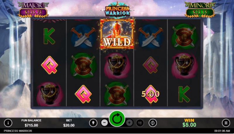 Princess Warrior slot wild