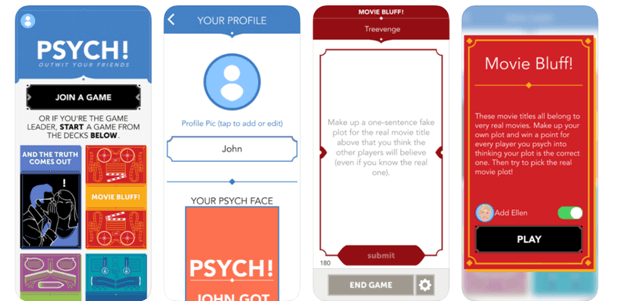Psych free game app