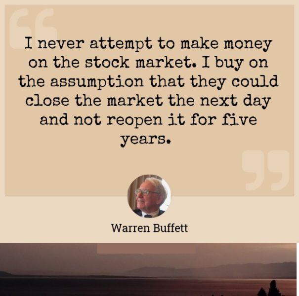 Quote by Warren Buffet