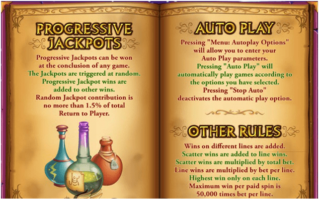 Random Jackpot rules