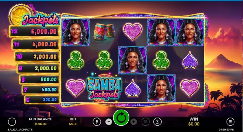 Samba Jackpots- About the game