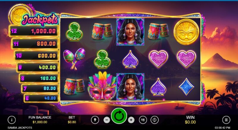 Samba Jackpots- Game Symbols