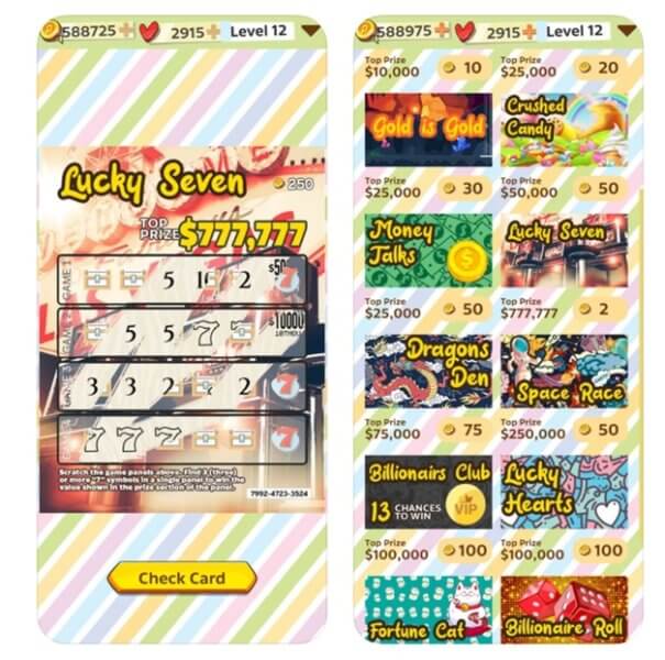 Five Scratch Cards Apps For iPhone