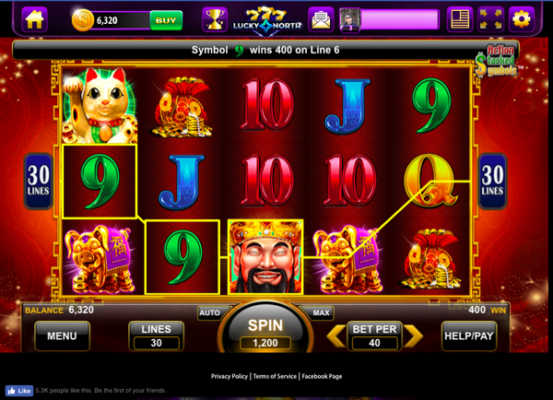 Lucky north casino login page
