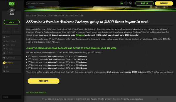 Welcome Bonuses