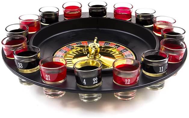 Shot Glass Roulette Drinking Game