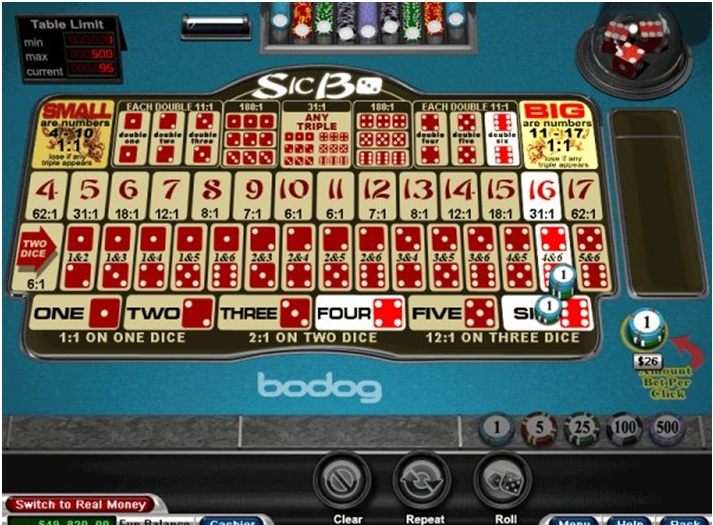 Play Sic Bo Game at Online Casinos