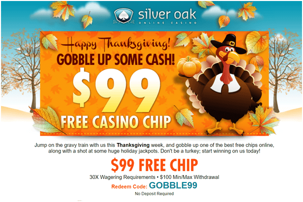 SIlver oak casino bonus