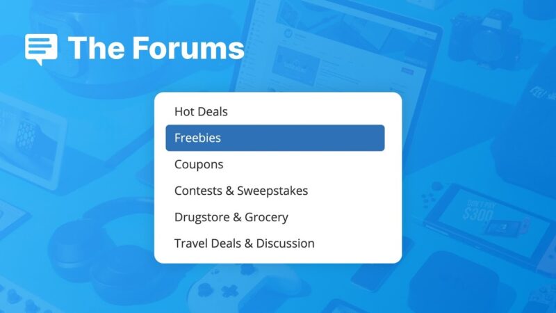 Slickdeals forum and hot deals