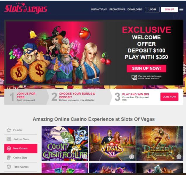 Slots of Vegas Match deposit Bonus