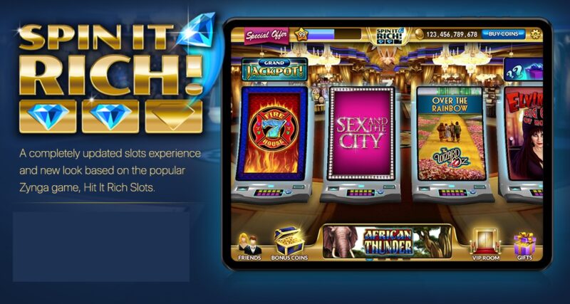 Spin it Rich with awesome slots to play