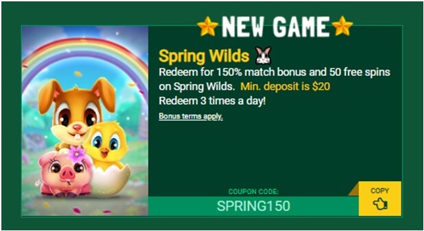 Spring WIlds- Coupon Codes