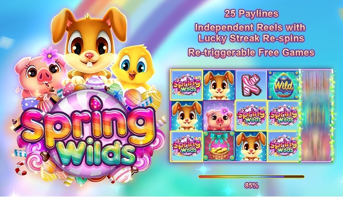 Play Now Online Easter Slots Spring WIlds slot
