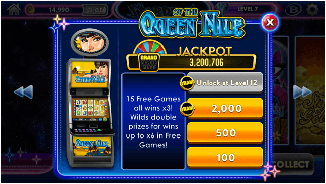 Stardust Casino Games Lobby- Queen of the Nile slot