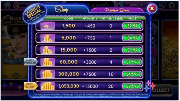 Stardust Casino - In app purchases