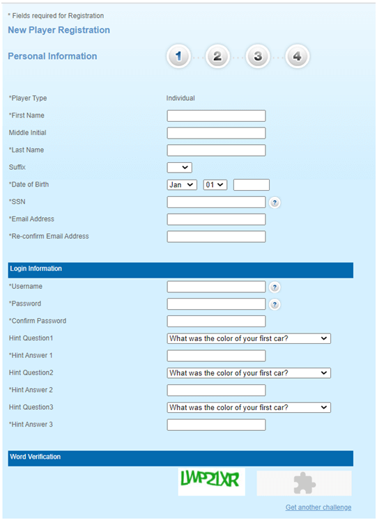 Subscribe for lottery in US