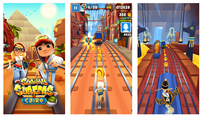 Subway surfers game app